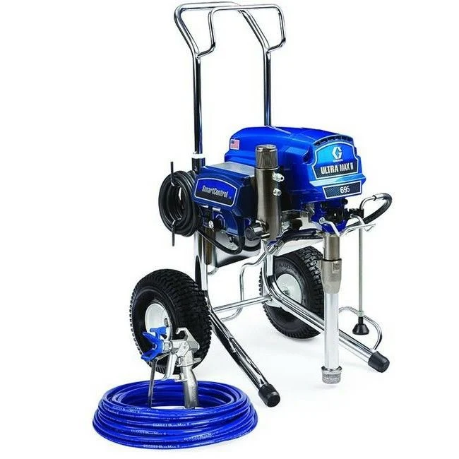 Malowanie agregatem - ekipa Planexo w mieszkaniu w Warszawie